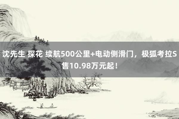 沈先生 探花 续航500公里+电动侧滑门，极狐考拉S售10.98万元起！