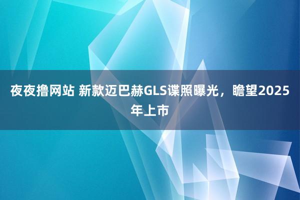 夜夜撸网站 新款迈巴赫GLS谍照曝光，瞻望2025年上市